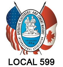 Operative Plasterers & Cement Masons Local 599 Logo